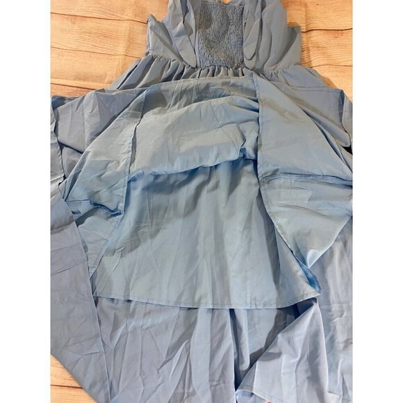 Belle Pogue Women's Blue Rockabilly Retro Fit And Flare Dress - XL - Picture 13 of 15